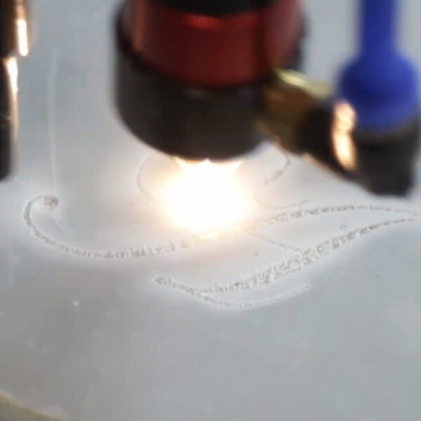 Dettaglio testina incisione laser